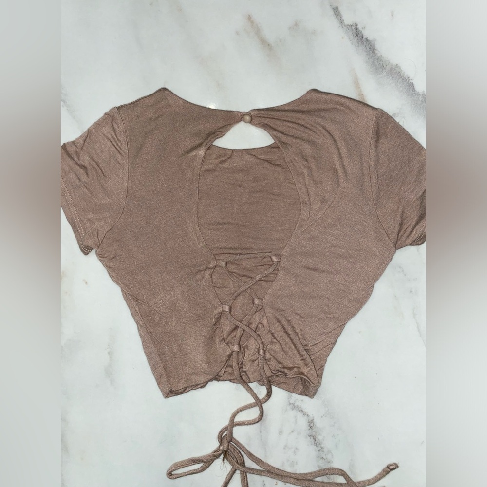 Better Be - Open Back Cropped T-shirt